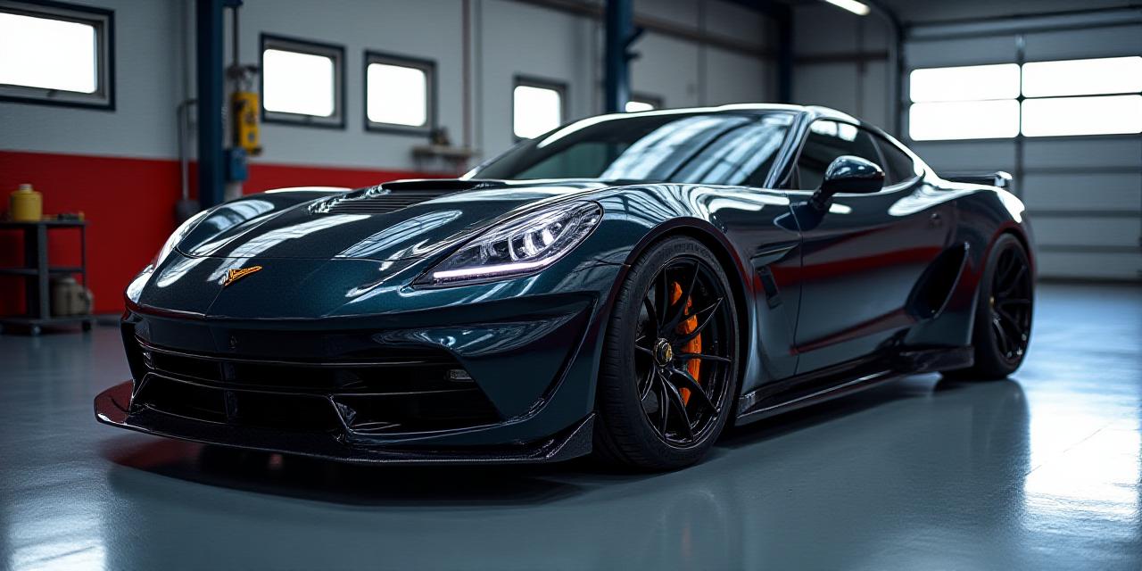 High-performance sports car tuned by Bloem Performance